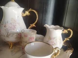 Juego de café porcelana Capeans