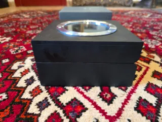 Caja Hublot Negra y Plateada
