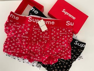 Boxer tipo Supreme x Louis Vuitton nuovi