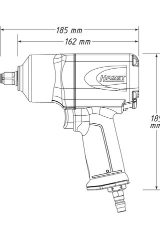 Llave de Impacto Neumática HAZET 9012EL-SPC