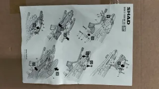 Soporte Maletas SHAD 3P BMW S1000XR K69