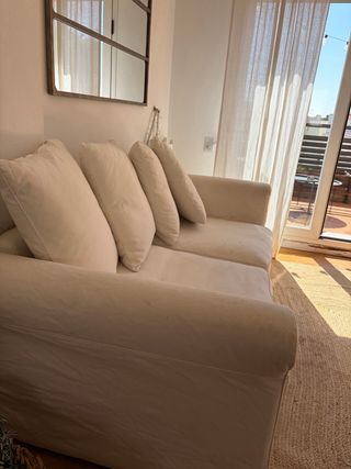 Sofá Cama 2 Plazas Blanco IKEA