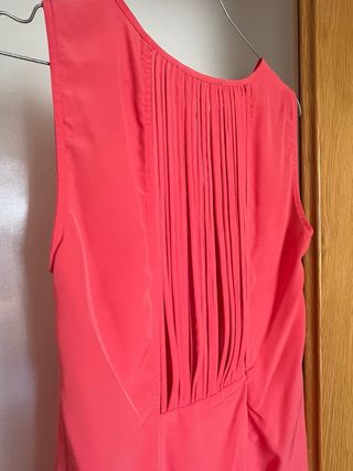 Vestido Zara Rosa Talla XS