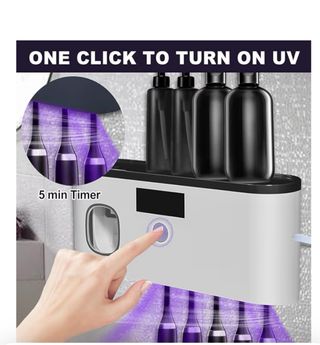 Soporte Cepillo Dientes UV para 5 Cepillos