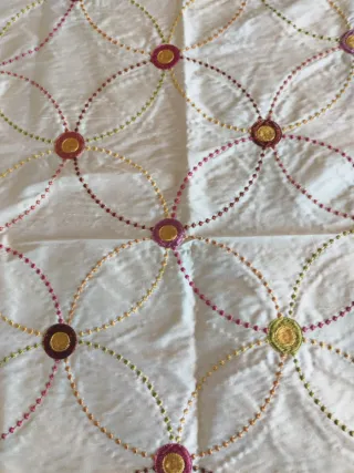 Retal seda Gastón y Daniela bordado 51x58