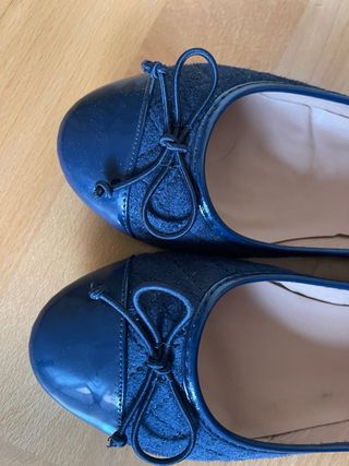 Zapatos Tino Gonzalez Bailarina Azul Marino T.40