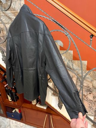 Giacca in vera pelle morbida di qualità vintage