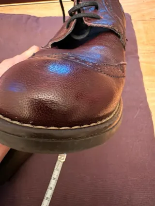 Zapatos de piel burdeos talla 39