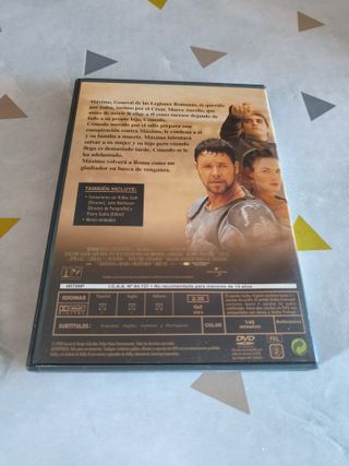 Película Gladiator Formato Panorámico DVD