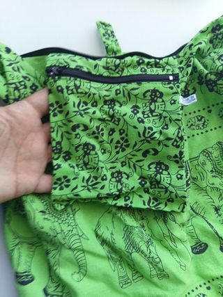 Bolso hobo hippie India elefantes