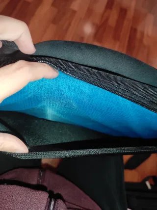Borsa lavoro tracolla nera Benetton unisex
