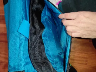 Borsa lavoro tracolla nera Benetton unisex