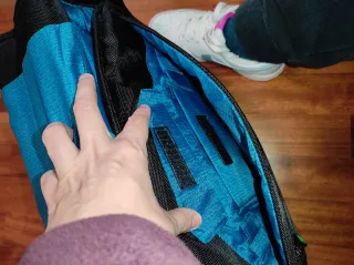 Borsa lavoro tracolla nera Benetton unisex