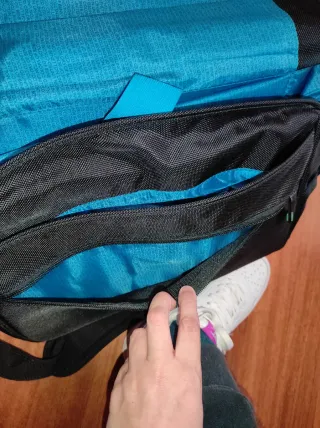 Borsa lavoro tracolla nera Benetton unisex