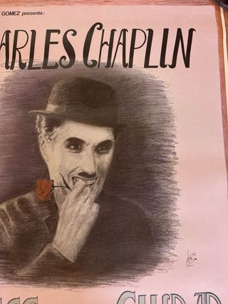 Póster Charles Chaplin - Luces de la Ciudad