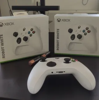 2 Mandos Xbox Robot White