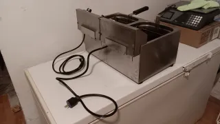 Freidora Industrial Doble 6+6L