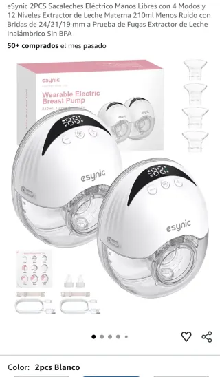 Sacaleches Eléctrico Manos Libres (2 uds)