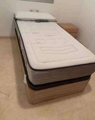 Colchón y canapé individual en oferta