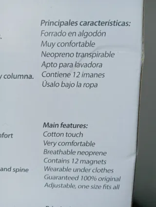 Chaleco corrector espalda (hombre y mujer