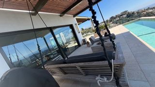 Hamaca sofá colgante para jardín