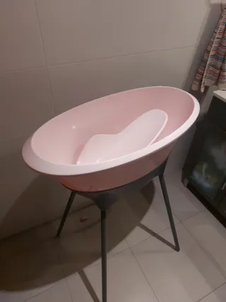 Bañera bebé Luma rosa