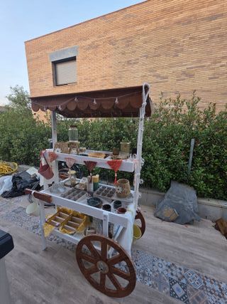 Carrito de chuches para eventos