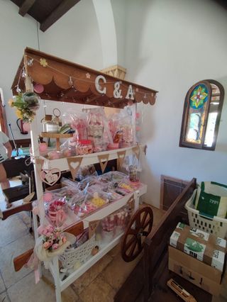 Carrito de chuches para eventos