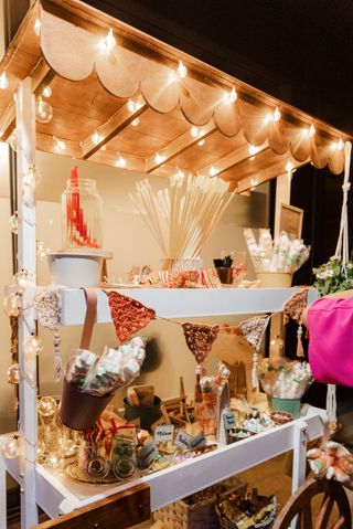 Carrito de chuches para eventos