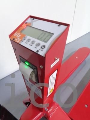 Transpaleta Pesadora con Impresora - 2000 Kg