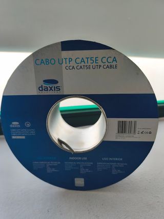 PROMO:Cabo UTP CAT5E CCA PVC 100m Daxis