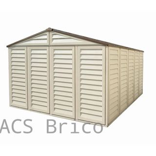 Caseta PVC Woodbridge Plus 405x324x233 cm - Duramax