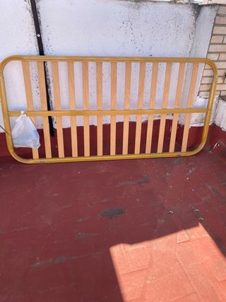 2 Somieres de Madera para Cama 90