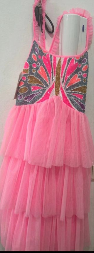 Vestido fiesta lentejuelas mariposa Billiblush