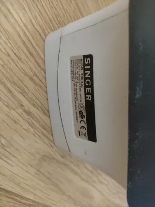 Plancha Singer Azul y Blanca