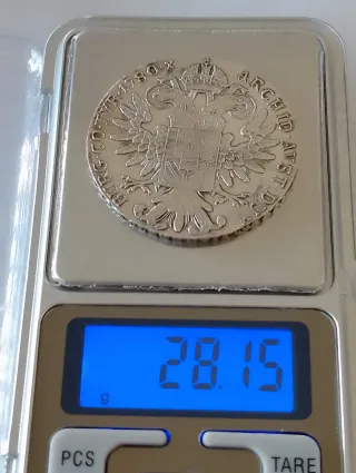 Moneda Thaler María Theresina 1780