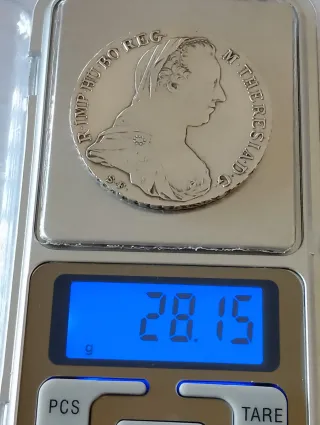 Moneda Thaler María Theresina 1780