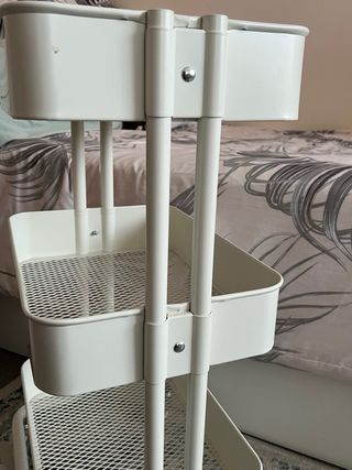 Carrito Auxiliar con Tapa Madera