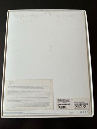 Caja vacía Apple iPad