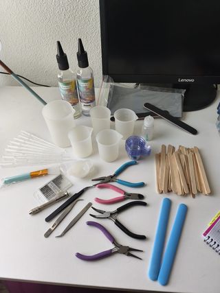 Kit Resina Epoxi Pendientes Manualidades
