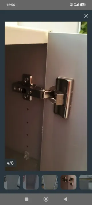 Mueble de baño madera y cristal