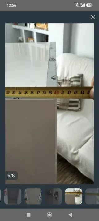 Mueble de baño madera y cristal