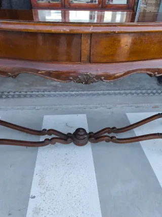 Preciosa Consola Luis XV Grande con Espejo