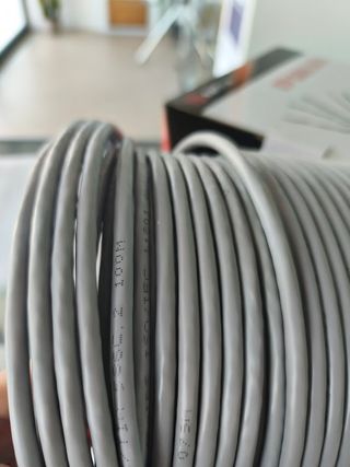 Cabo UTP CAT6 CCA 23AWG Cinzento 100m Safire