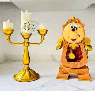 Pack Figuras Disneyland Paris Lumiere y Din Dong