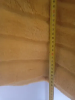 Chaqueta peluche mostaza talla XXL