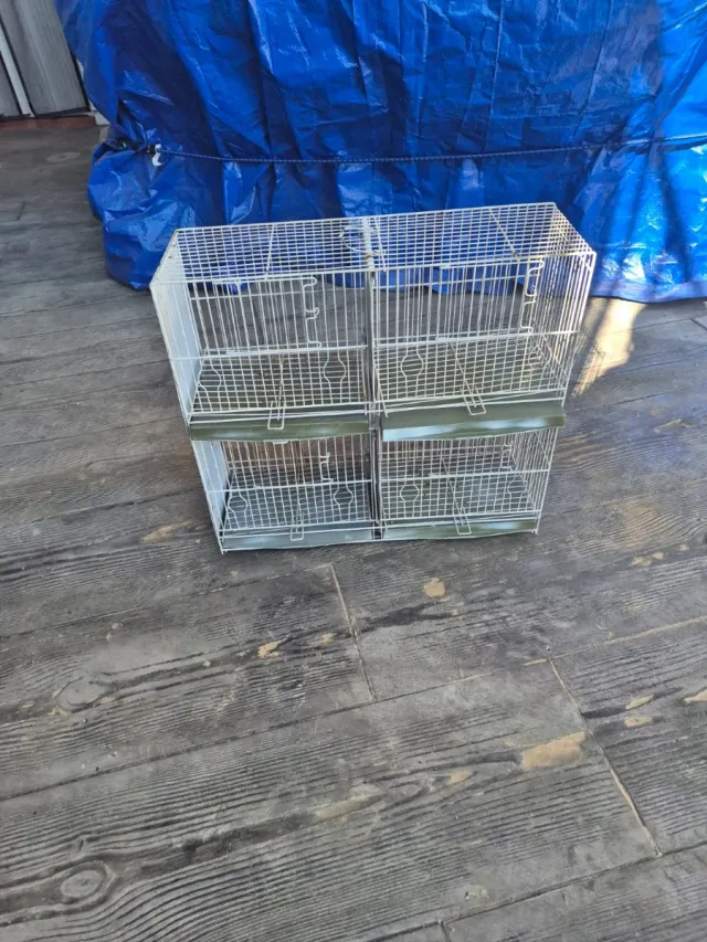 Jaulas para pájaros apilables