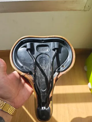 Sillín Bicicleta Vintage Marrón