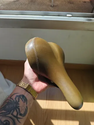 Sillín Bicicleta Vintage Marrón