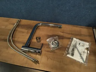 Rubinetto cucina BLANCO Laressa-F ribaltabile cromo